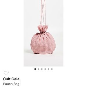 Cult Gaia pouch bag pink